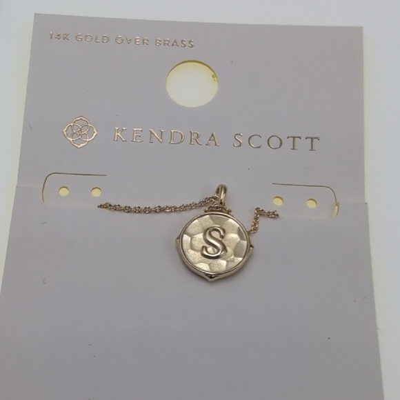 Kendra Scott Initial Gold Pendant Necklace - Picture 3 of 9